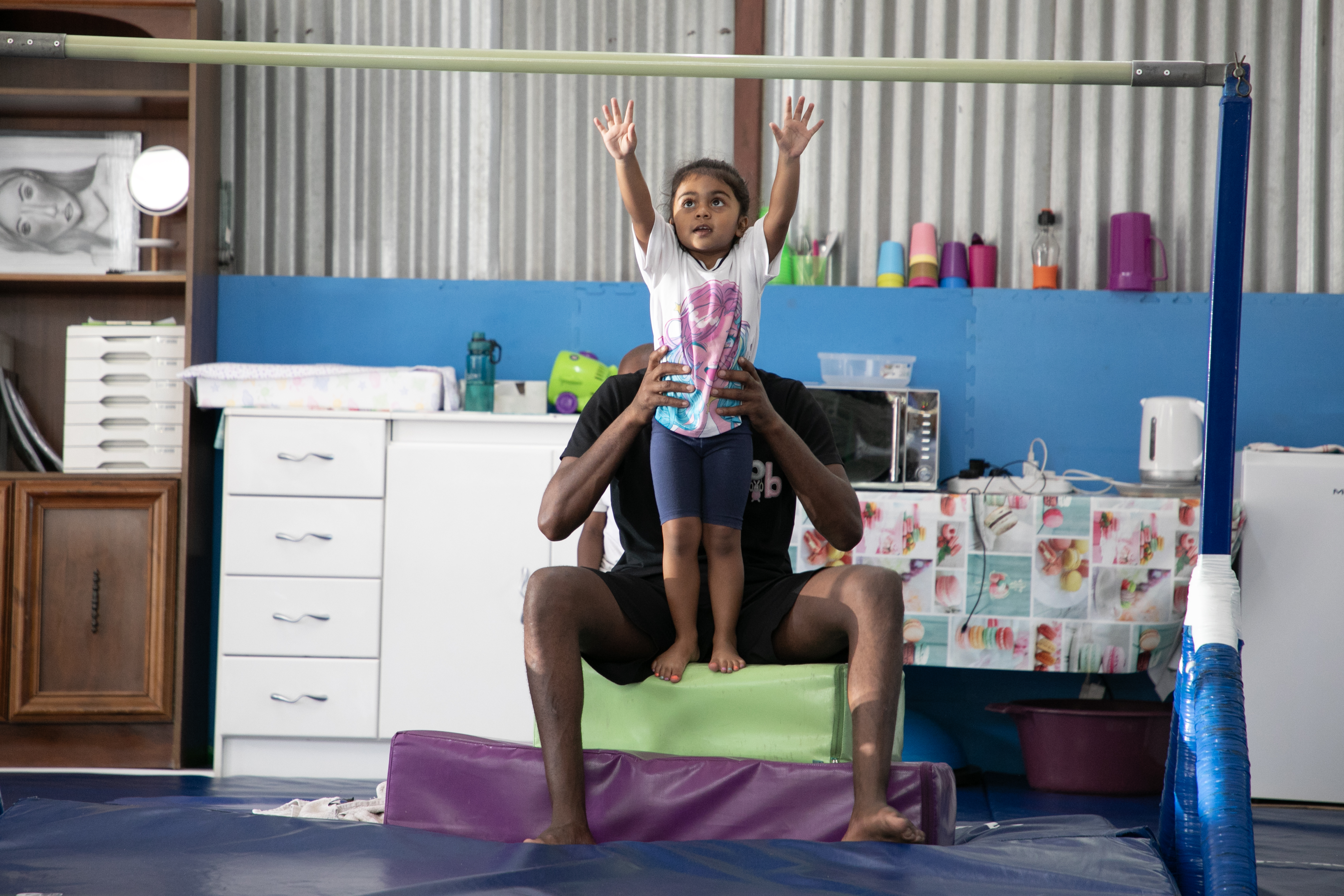 Children enjoying a Bouncing Bunnies class